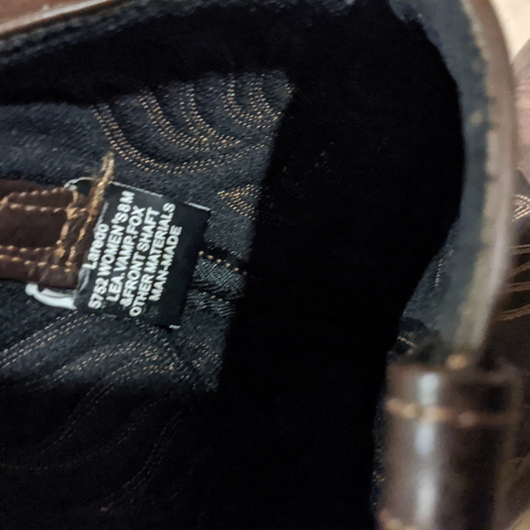 Laredo Women's brown cowboy boots size 8M - Picture 2 of 4